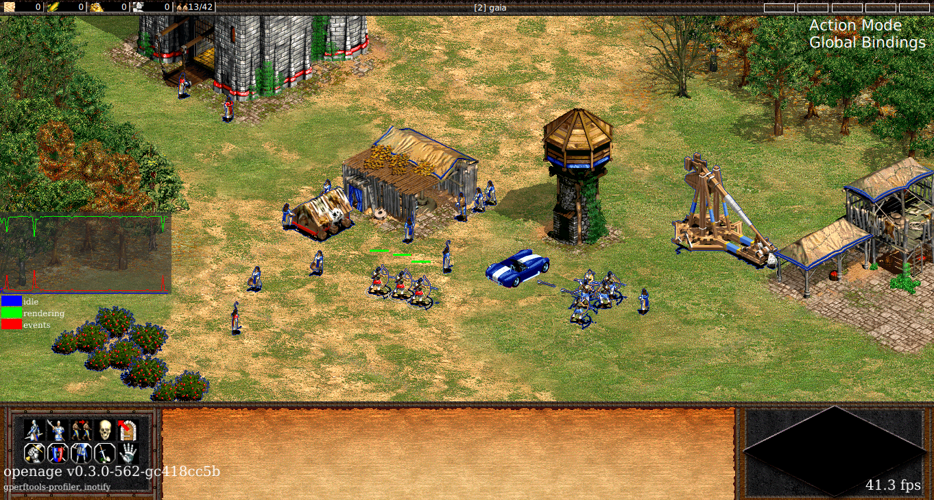 Screenshot of openage on Win10-x64